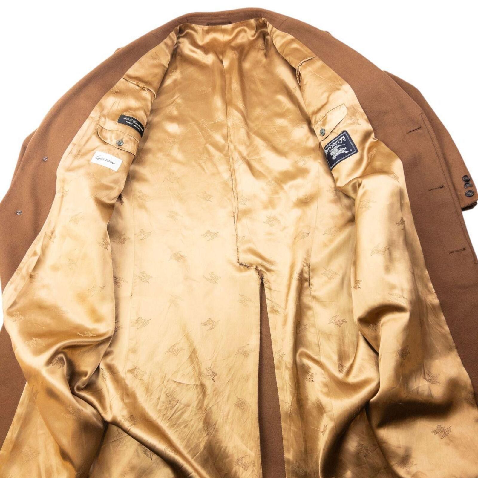 Burberry Vintage 90s Burberry Cashmere Longline Jacket Size XL Size US XL / EU 56 / 4 - 4 Thumbnail