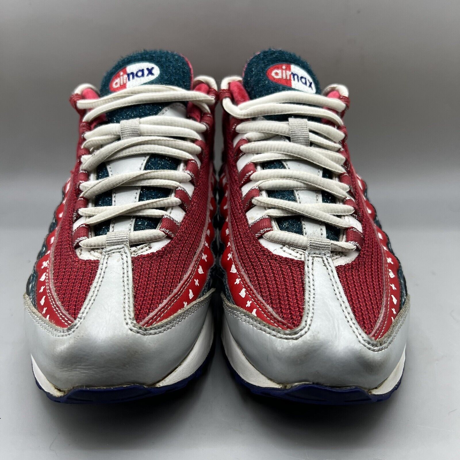 Nike Youth's 6 / Women's 7.5 - Nike Air Max 95 Christmas Sweater Size US 7.5 / IT 37.5 - 2 Thumbnail