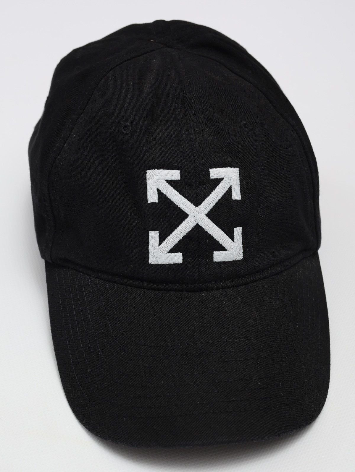 Off-White Off White Permanent Arrow Baseball Cap Black Size ONE SIZE - 2 Thumbnail