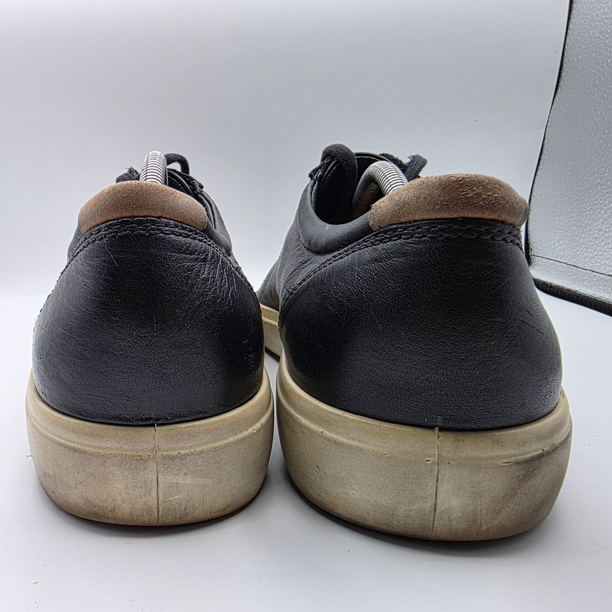 Ecco ECCO Soft 7 Mens Size 13 Black Leather Lace Up Shoes Walking Size US 13 / EU 46 - 5 Thumbnail