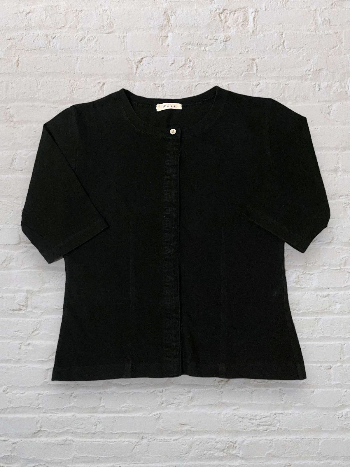 Japanese Brand JAPAN WXYZ CROPPED SHORT SLEEVED Size S / US 4 / IT 40 - 1 Thumbnail