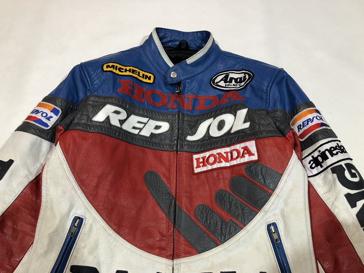 Dainese × Ferrari × Honda Honda Motorcycle leather jacket Racing Vintage Size US M / EU 48-50 / 2 - 7 Thumbnail