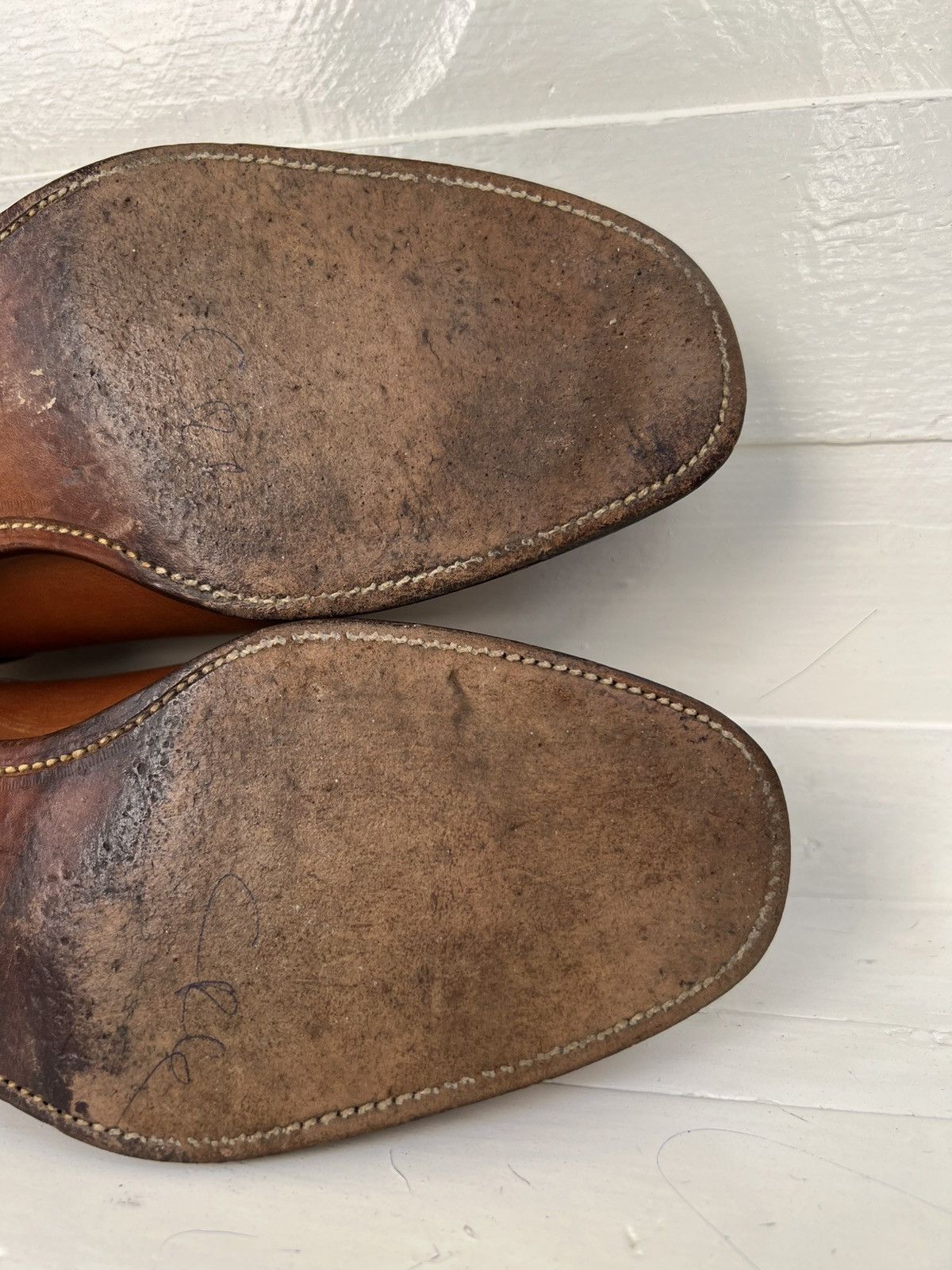 Crockett & Jones VTG Crockett & Jones Brown Leather Derby Dress Shoes Size US 9 / EU 42 - 21 Thumbnail