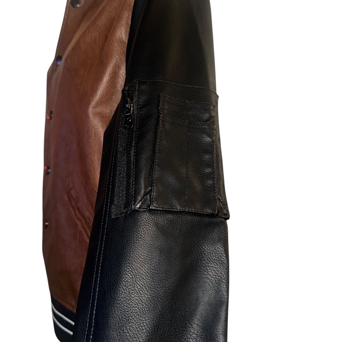 Other Fried Denim vegan leather varsity jacket Size US S / EU 44-46 / 1 - 3 Thumbnail