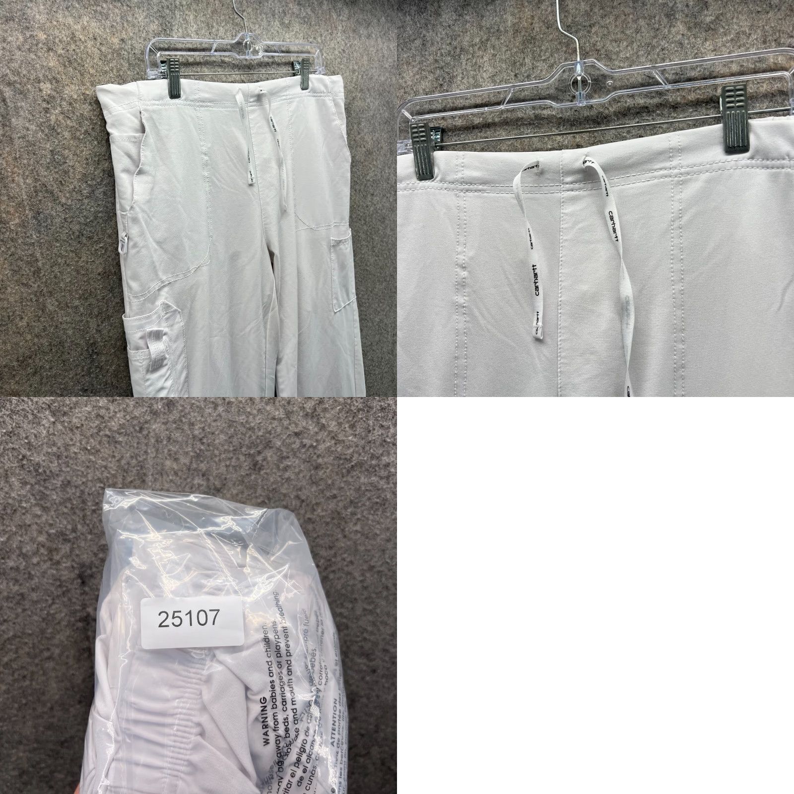 Carhartt Carhartt Scrub Pants Womens Large White Bootcut Medical C52110 Force Cross-Flex Size 36" / US 14 / IT 50 - 8 Thumbnail