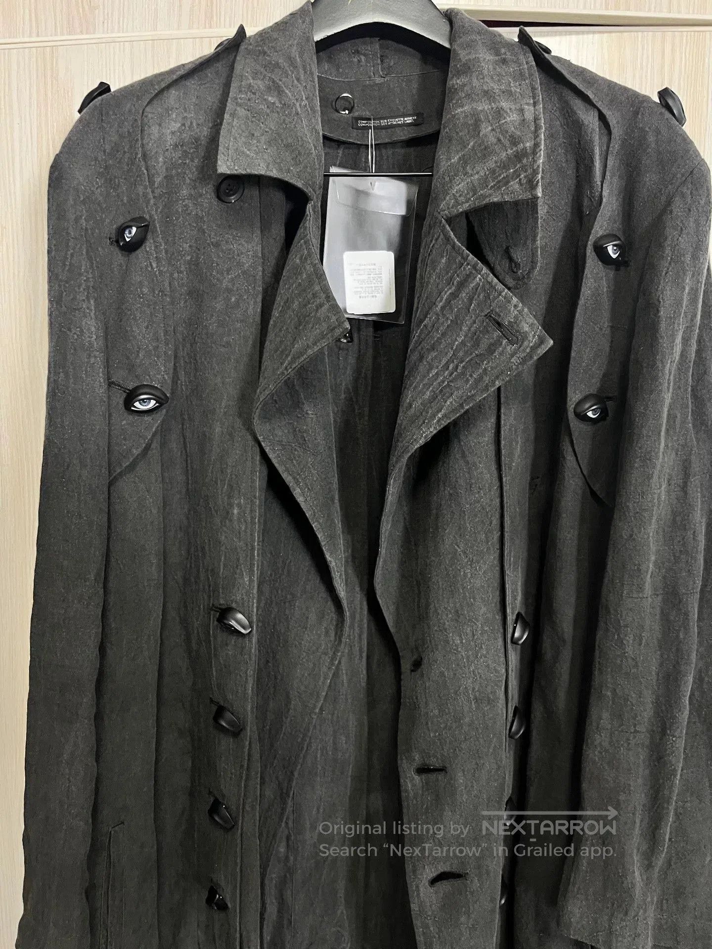 Yohji Yamamoto Yohji Yamamoto Deconstructed Eyeball Coat. Size US M / EU 48-50 / 2 - 1 Thumbnail