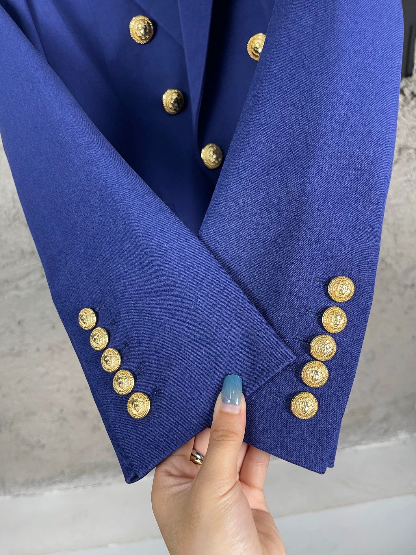 Balmain Balmain Double-Breasted Gold Button Blazer Size 38 Size XS / US 0-2 / IT 36-38 - 5 Thumbnail