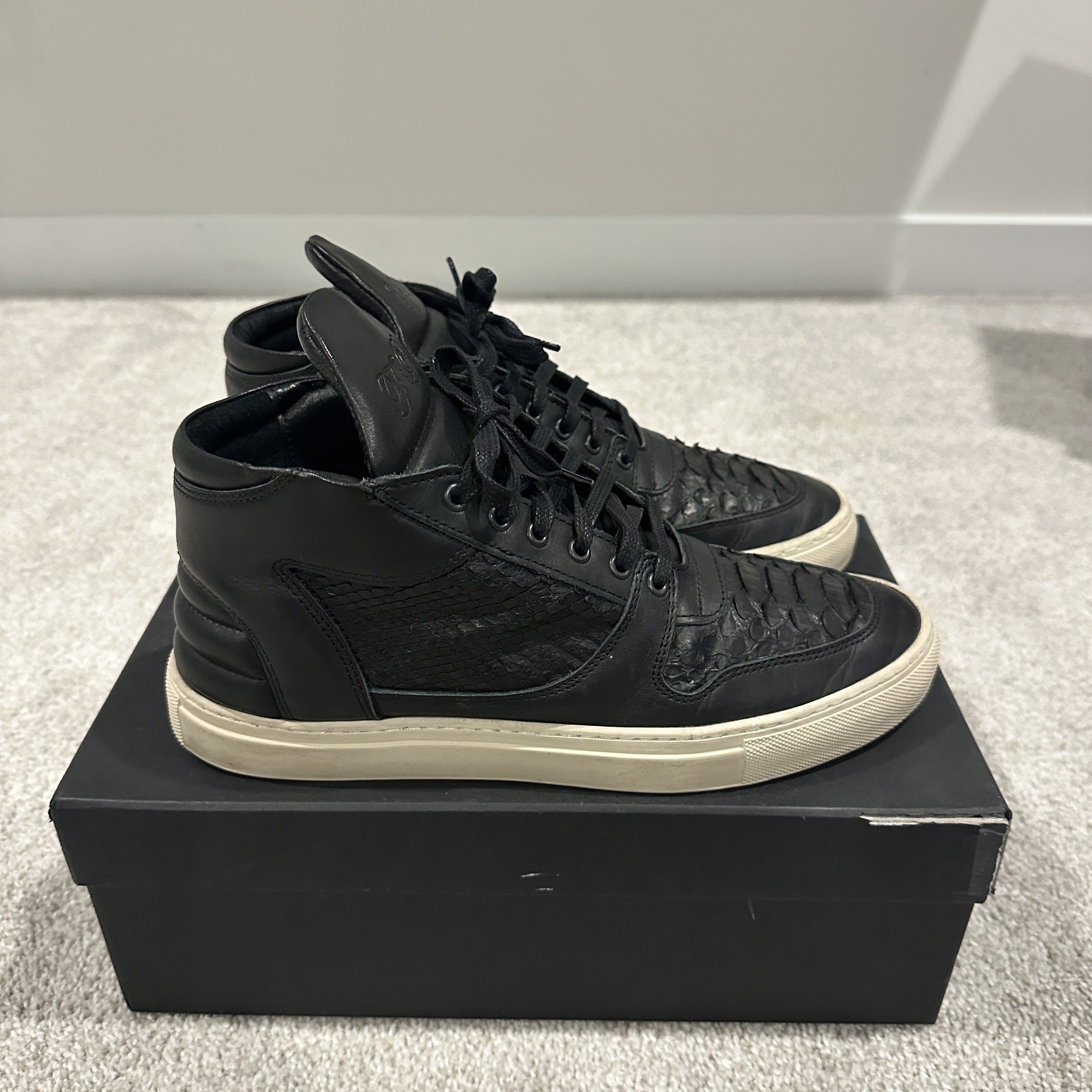 Filling Pieces Filling Pieces Mid Top Transformed Python Black Size US 9 / EU 42 - 1 Thumbnail