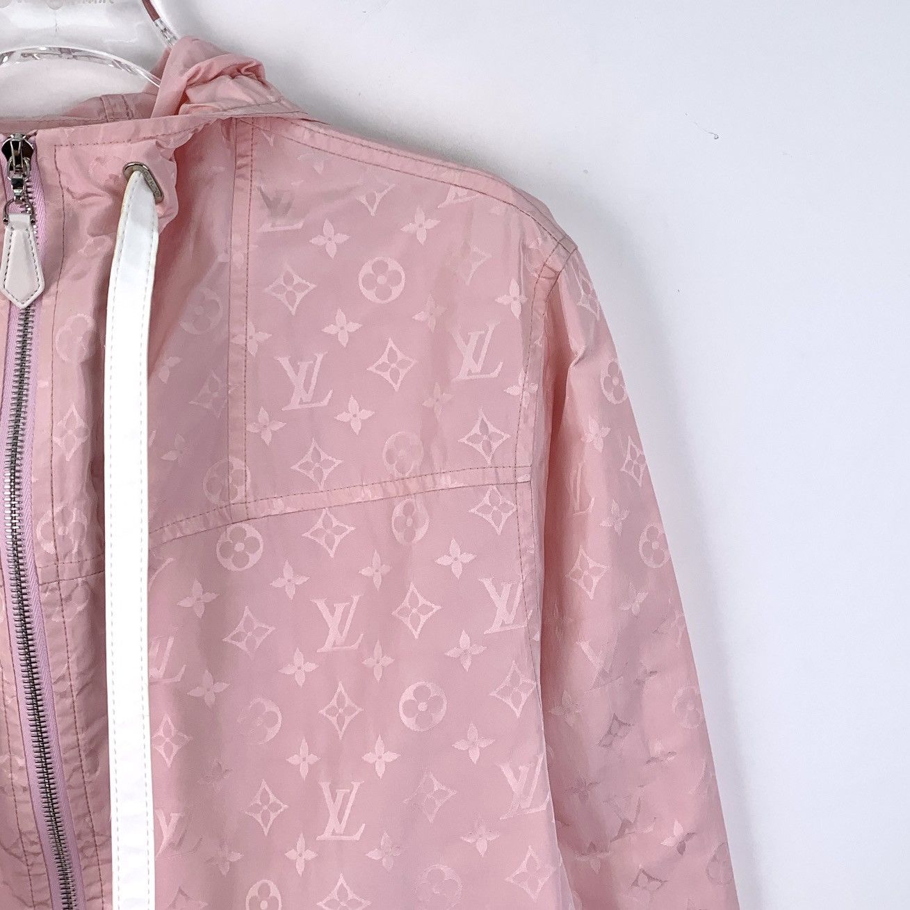 Louis Vuitton Louis Vuitton Pink Logo Old Flower Full Print Jacket Size XXS / US 00 / IT 34 - 3 Thumbnail