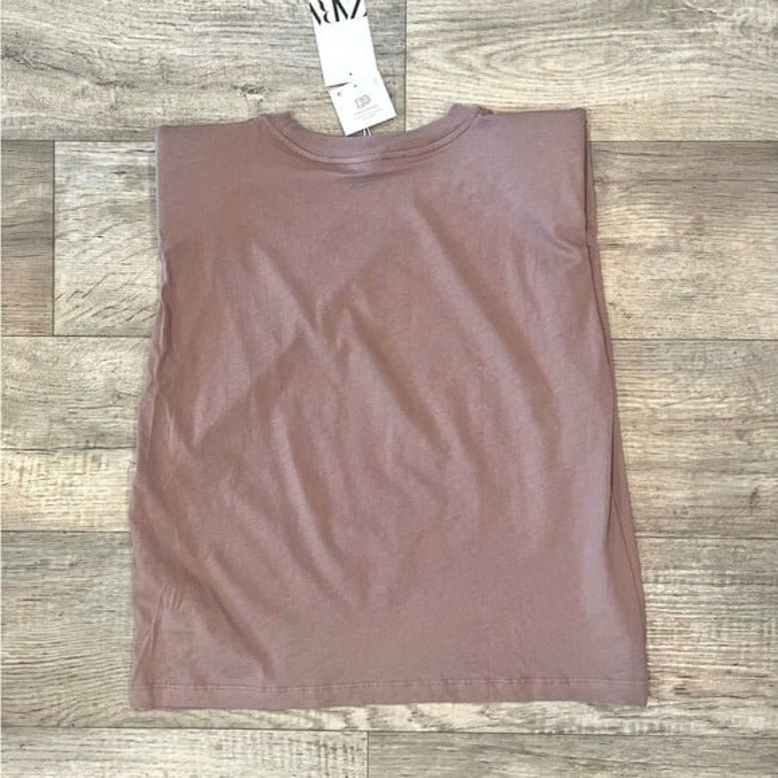 Zara Zara Shoulder Pad Sleeveless Top Quiet Luxury NWT Size M / US 6-8 / IT 42-44 - 15 Thumbnail