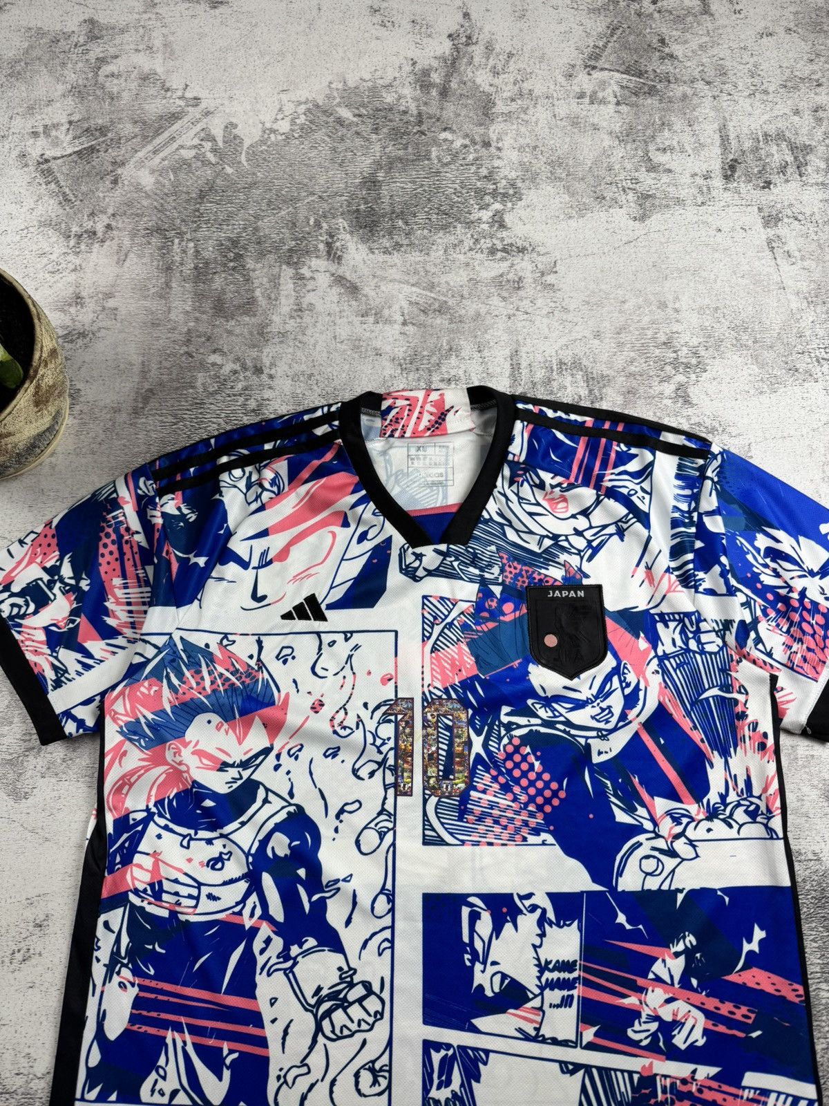 Vintage Japan 2023 #10 Anime Y2K Men’s XL Dragonball Soccer Football T Shirt Jersey Tee Size US XL / EU 56 / 4 - 7 Thumbnail
