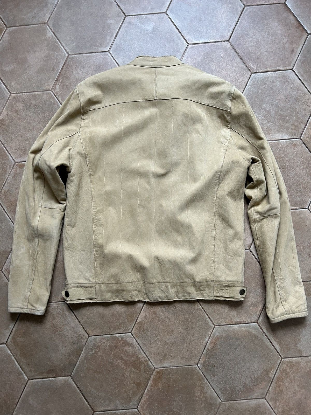 Japanese Brand Triumph Vntg Cropped Padded Leather Motorcycle Jacket Size US M / EU 48-50 / 2 - 6 Thumbnail