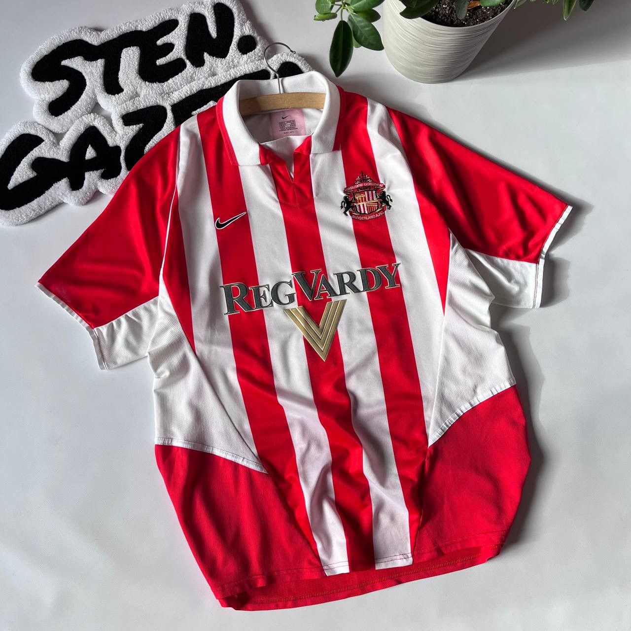 Other Nike Sunderland AFC 2002/2003 Football Soccer Jersey Size US XL / EU 56 / 4 - 1 Thumbnail