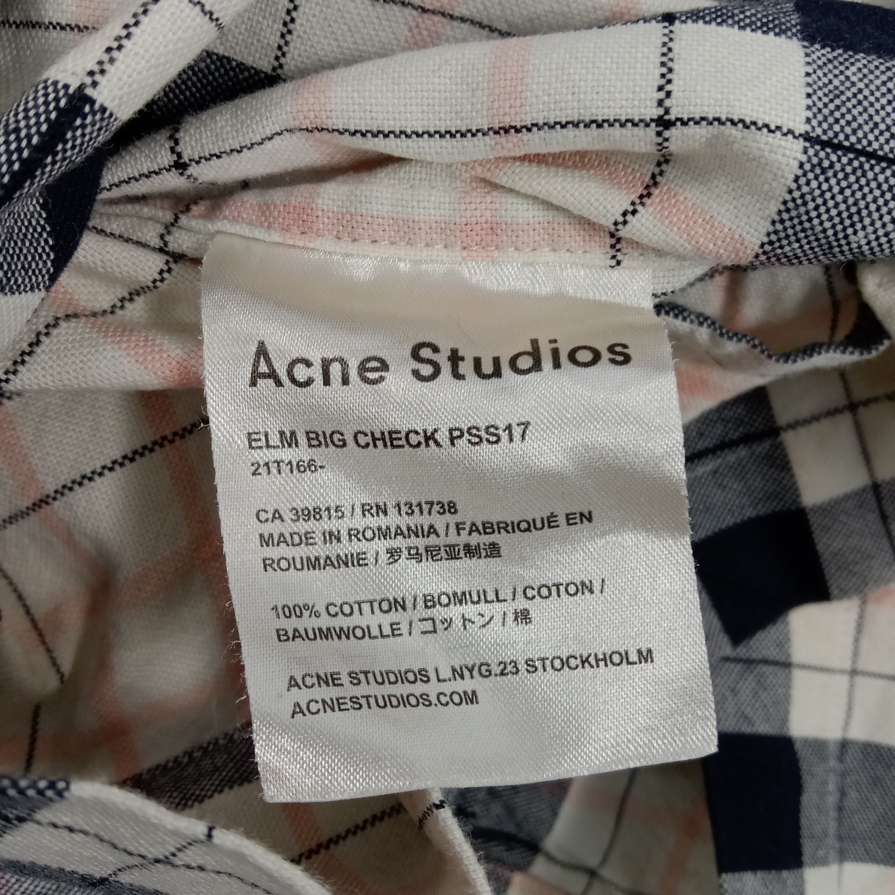 Acne Studios × Vintage Acne Studios Designer Brand Button Up Shirt Size US M / EU 48-50 / 2 - 5 Thumbnail