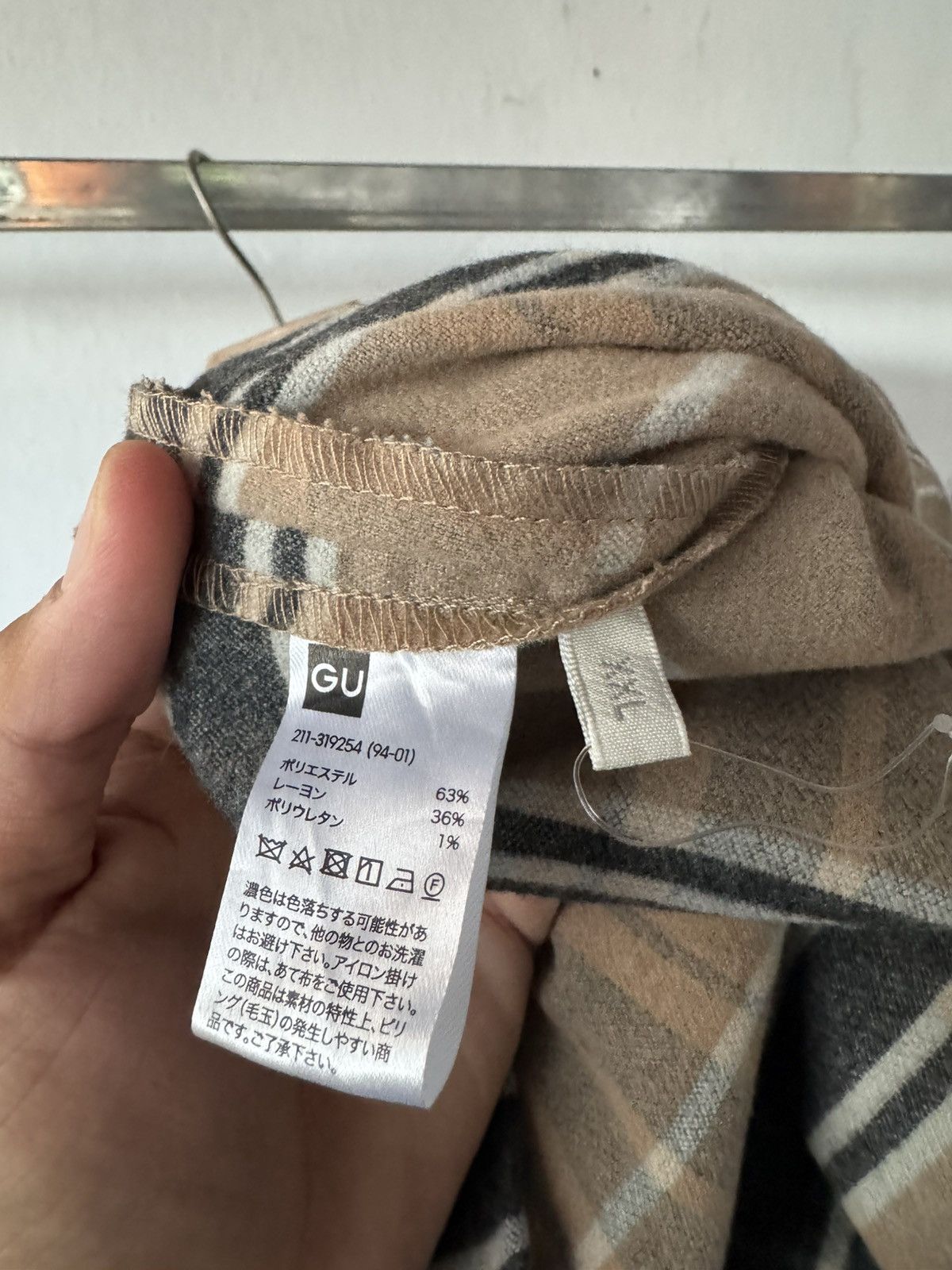 Issey Miyake Japanese brand GU Tartan Flannel Double Pocket Button Jacket Size US XXL / EU 58 / 5 - 5 Thumbnail