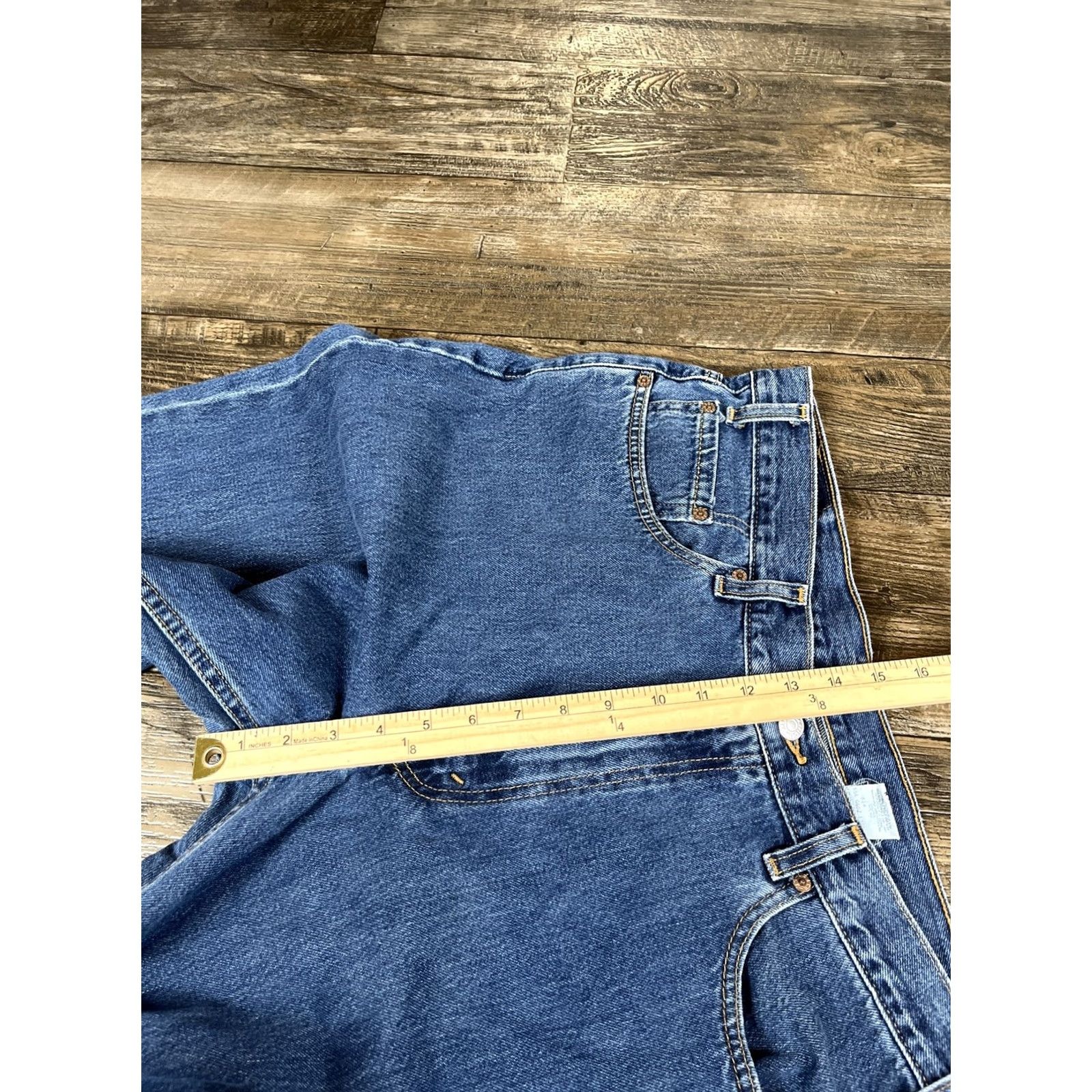 Wrangler VTG Levi’s 550 Jeans Mens 38x31 Blue Denim 5-Pocket Relaxed Fit USA Wide Baggy Y2K Wrangler Brand Size US 38 / EU 54 - 5 Thumbnail