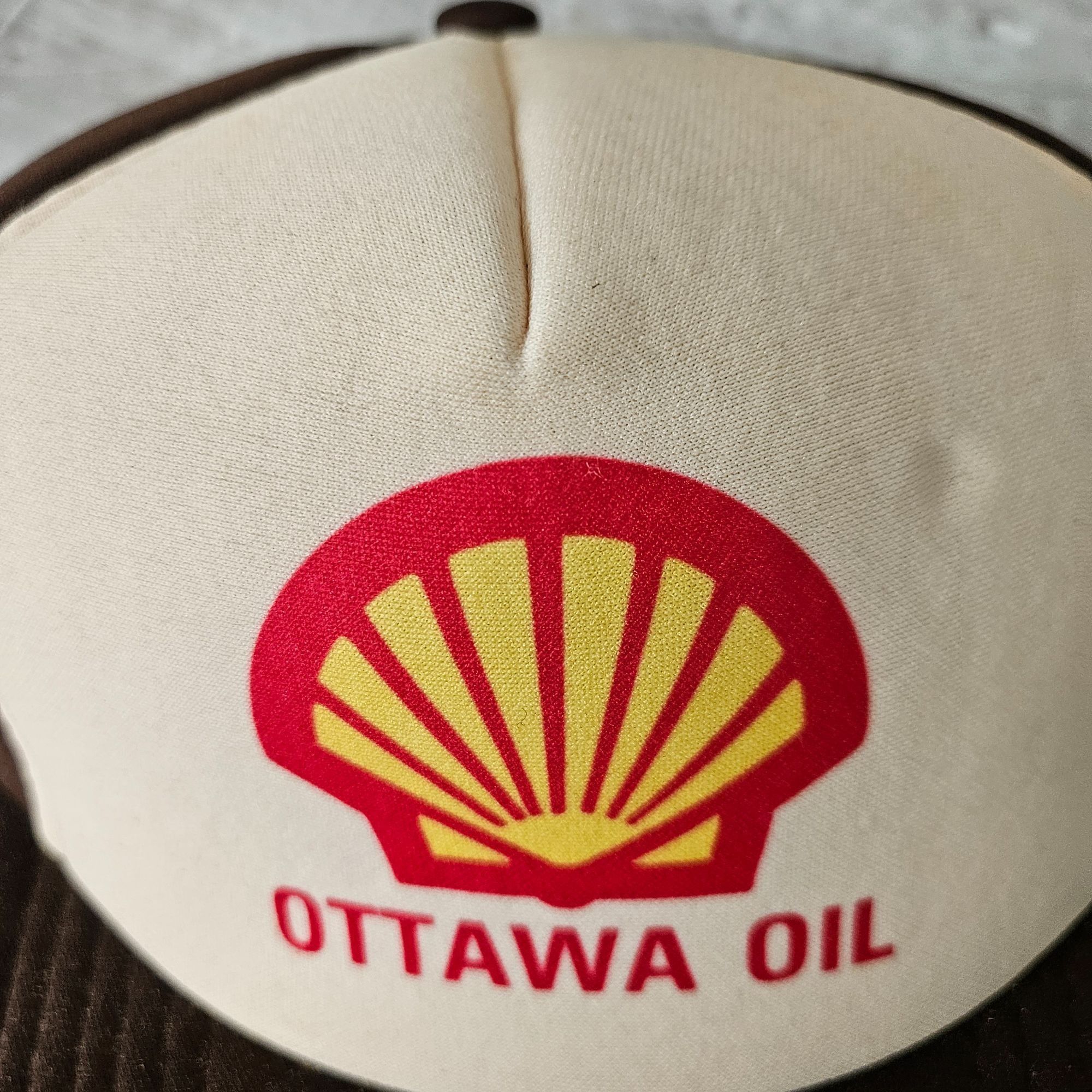 Vintage Vintage Ottawa Shell Oil Logo Foam Trucker Hat Snapback Ad B Size ONE SIZE - 11 Thumbnail