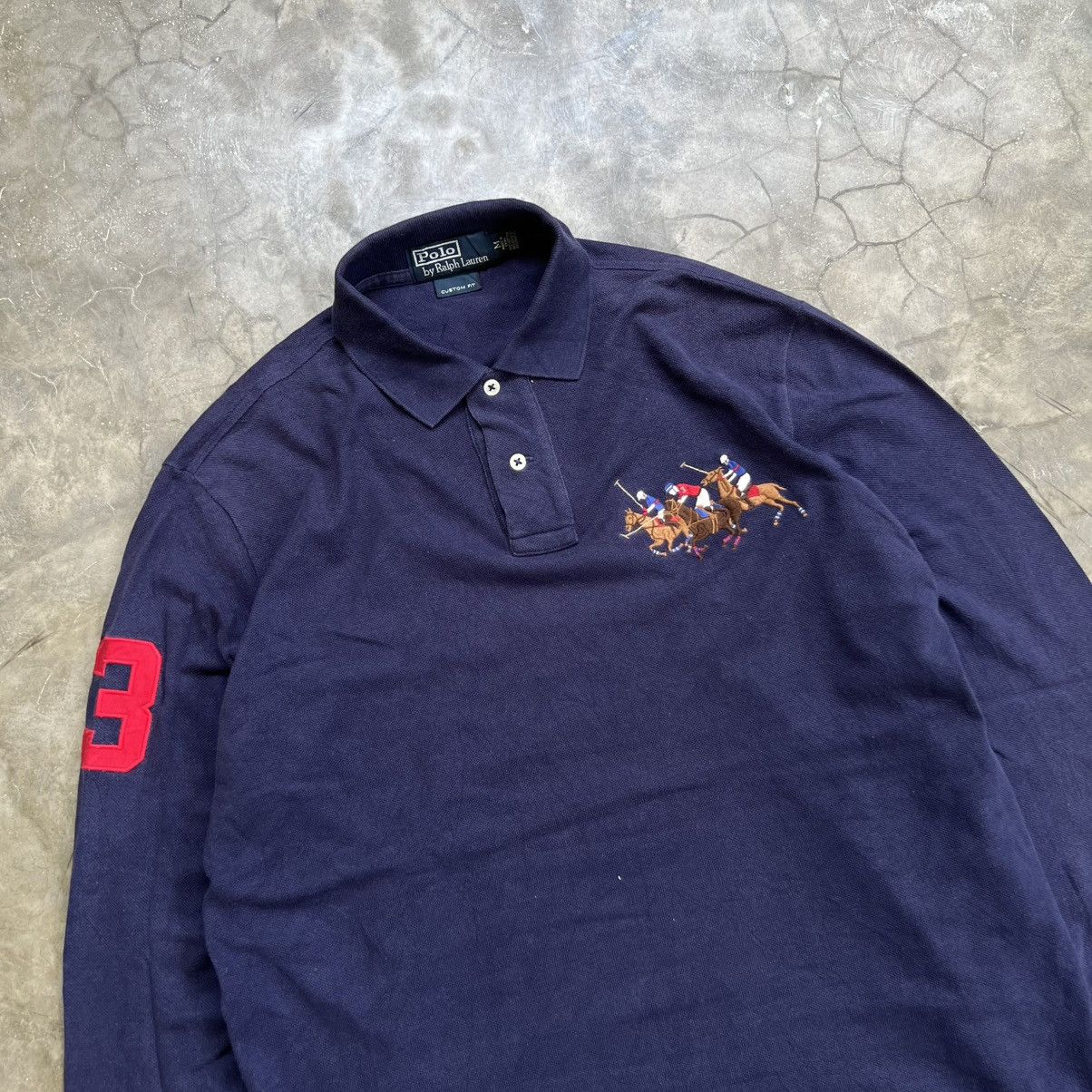 Polo Ralph Lauren Polo Ralph Lauren Polos Long Sleeve Shirt Navy Size US M / EU 48-50 / 2 - 2 Thumbnail