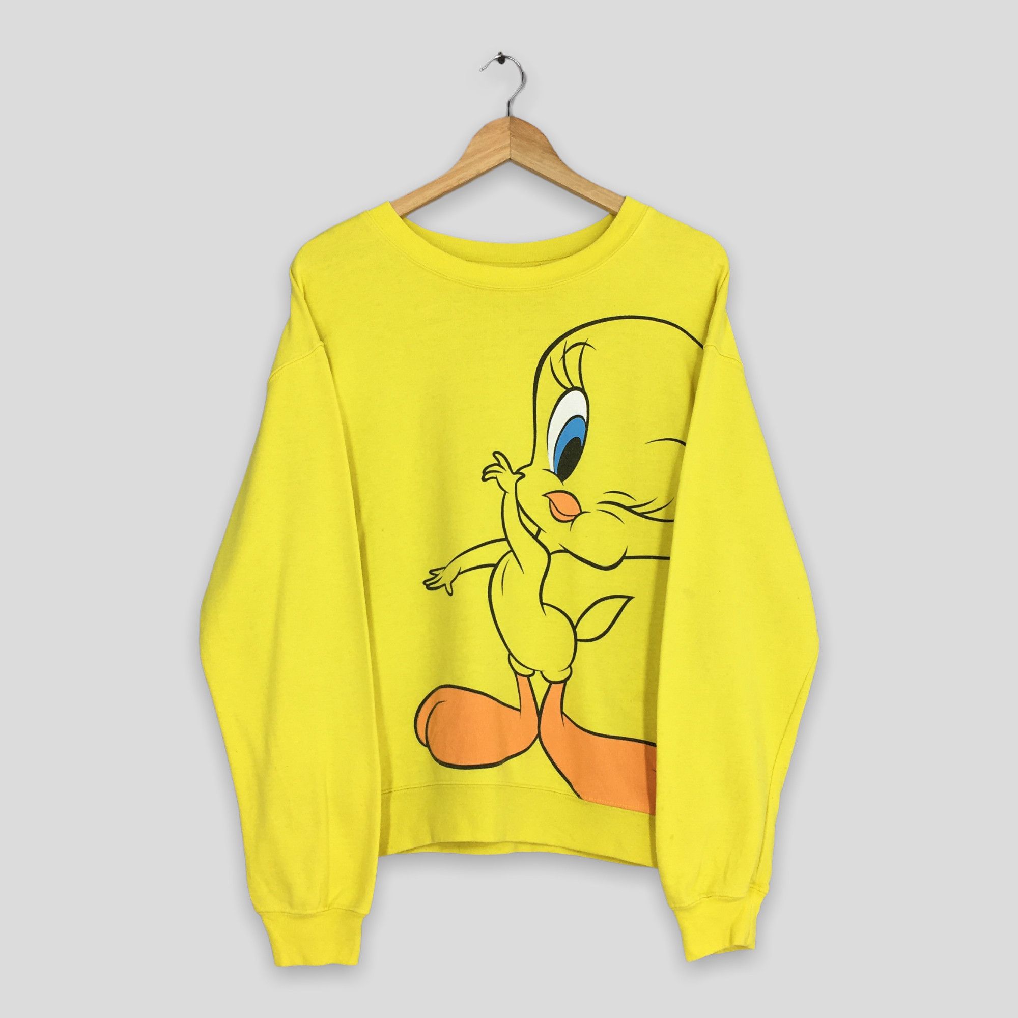Warner Bros Tweety Yellow Bird Looney Tunes Women Sweatshirt Medium Size US M / EU 48-50 / 2 - 1 Thumbnail