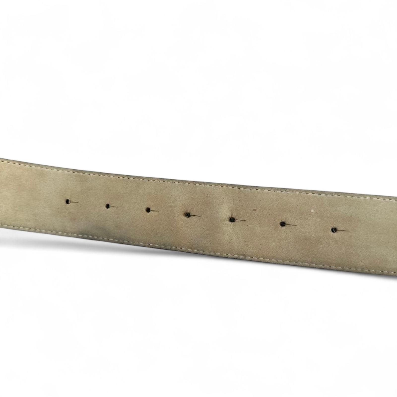 Bape BAPE - Plaid Leather Belt Logo Buckle Size ONE SIZE - 5 Thumbnail