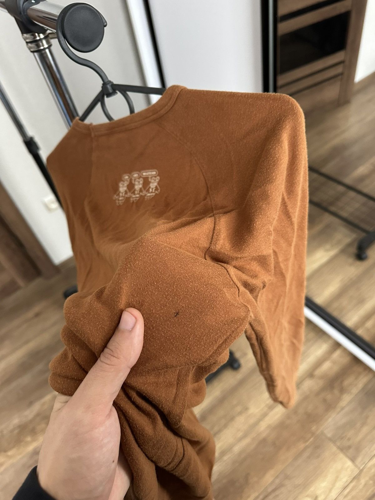 Band Tees 2000 Radiohead Volcano Erupts Vintage Band Long Sleeve Tee Size US S / EU 44-46 / 1 - 12 Thumbnail