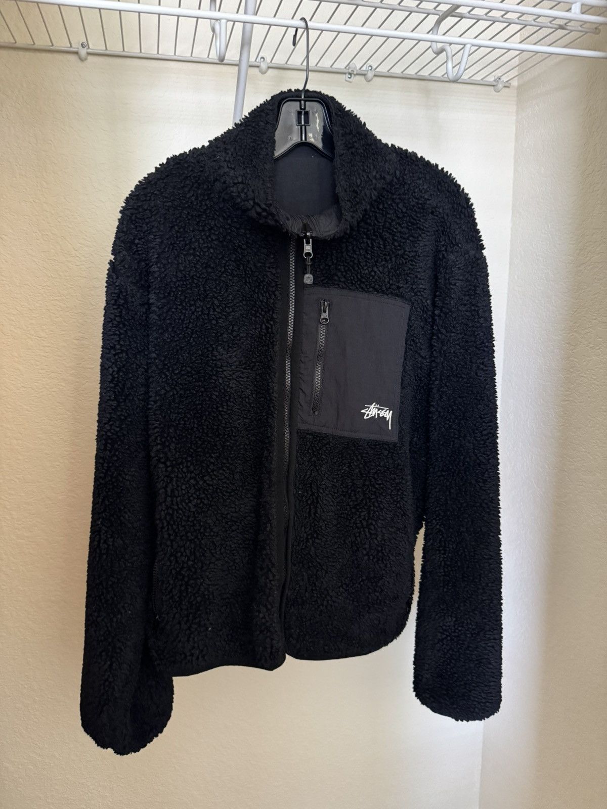 Stussy Sherpa Jacket | Grailed