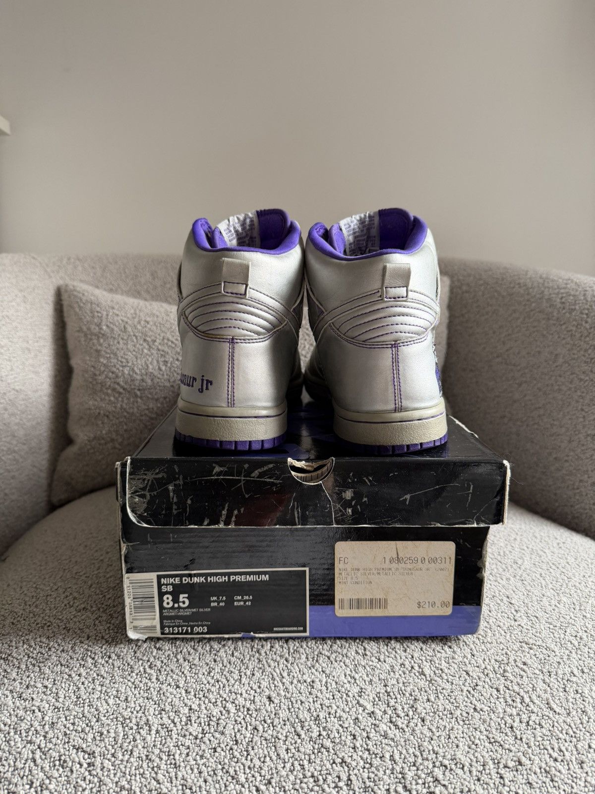 Nike SB Nike SB Dunk High “Dinosaur Jr” Size US 8.5 / EU 41-42 - 6 Thumbnail