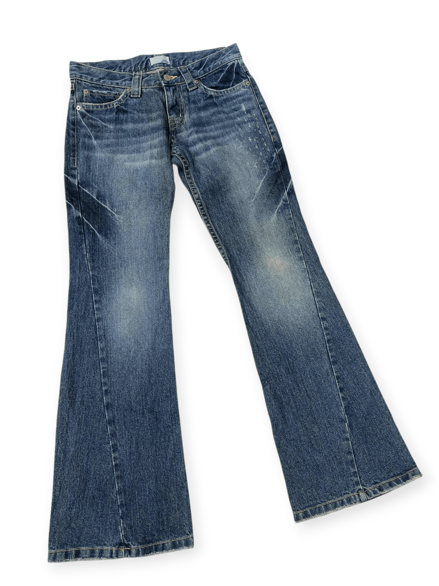 Vintage ☠️Super Flare Nasty Question Tornado Mart Style Size 29" - 3 Thumbnail