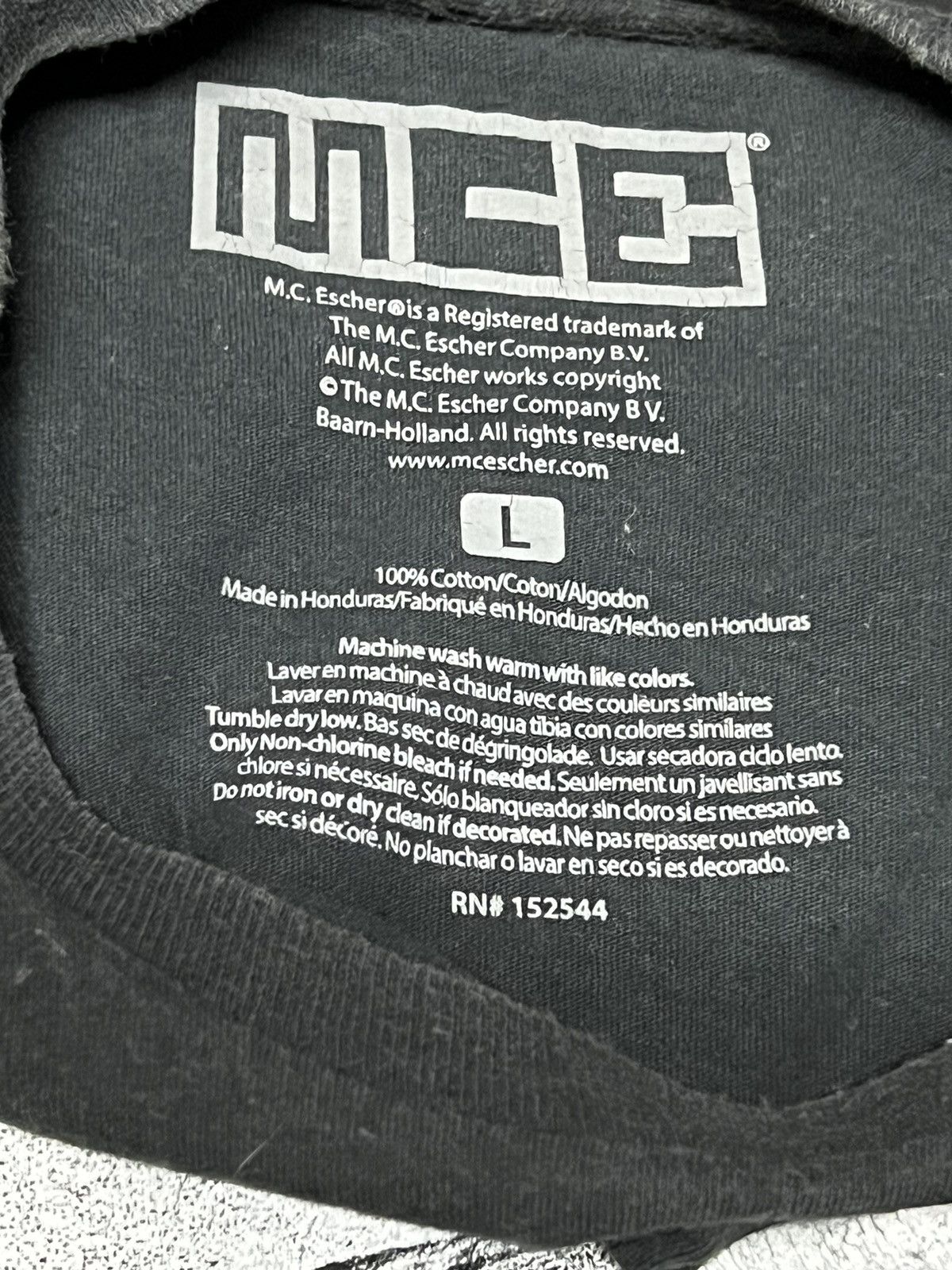 Designer × Vintage 🔥HOT DROPS🔥MC ESCHER BIG PRINT ART TSHIRT Size US L / EU 52-54 / 3 - 6 Thumbnail