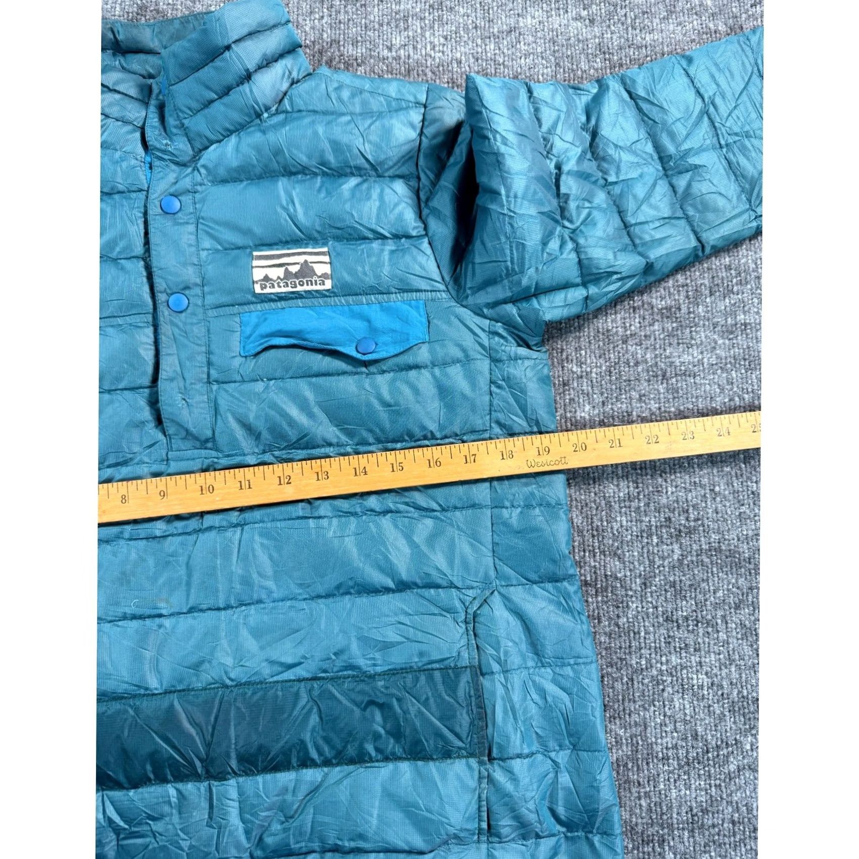 Patagonia Patagonia Down Snap T Pullover Puffer Jacket Womens Small Blue Size S / US 4 / IT 40 - 6 Thumbnail
