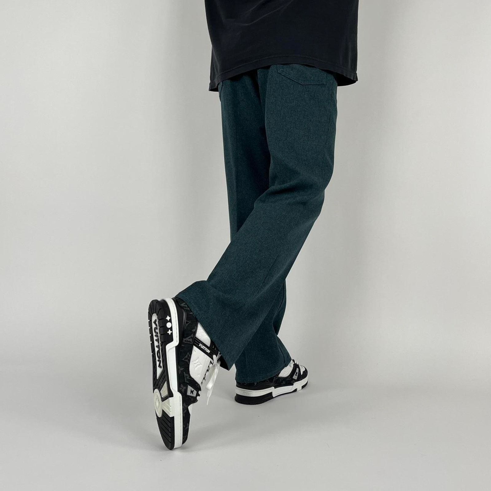 Vintage × Wrangler Vintage Dark Aqua Wrangler Casual Skate Pants Size US 38 / EU 54 - 3 Thumbnail