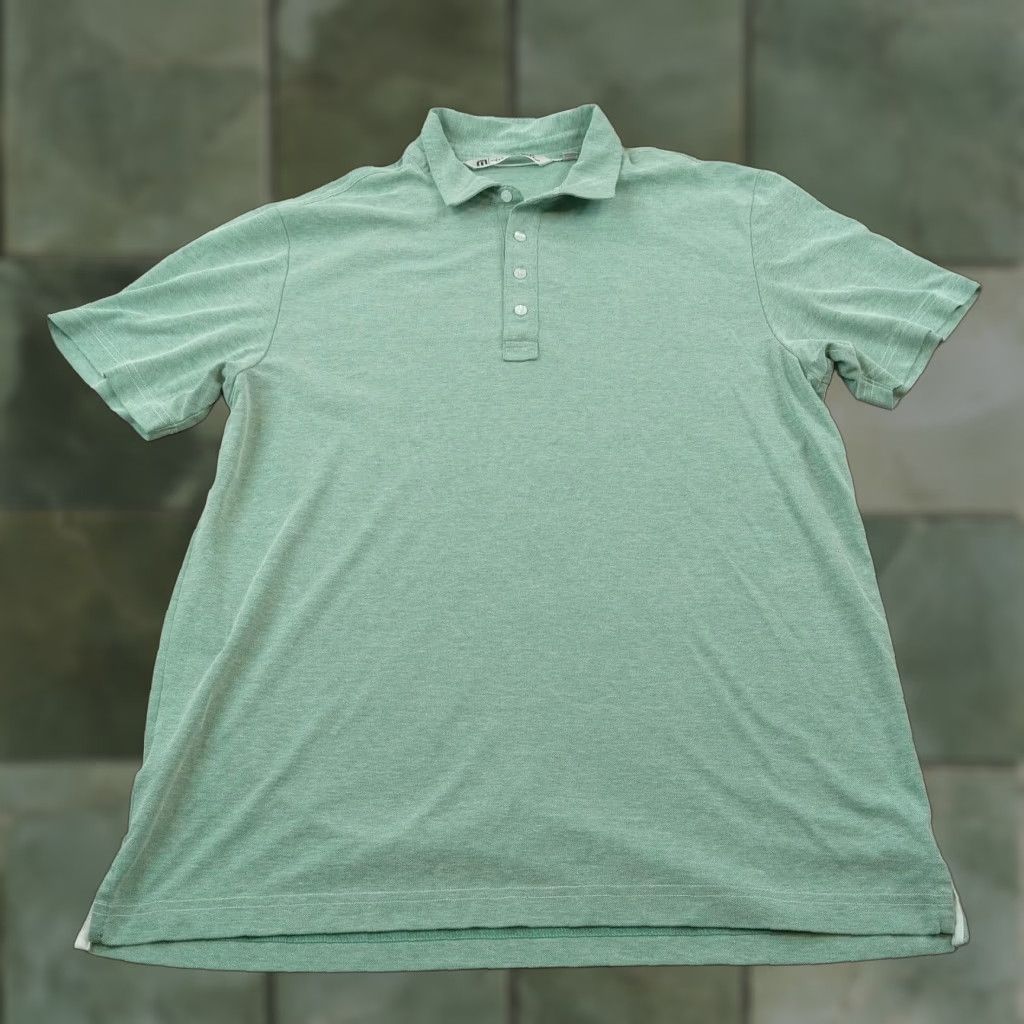 TravisMathew Travis Mathew Mens Polo Shirt XL Extra Large Green Golf Outdoors Casual Size US XL / EU 56 / 4 - 1 Thumbnail