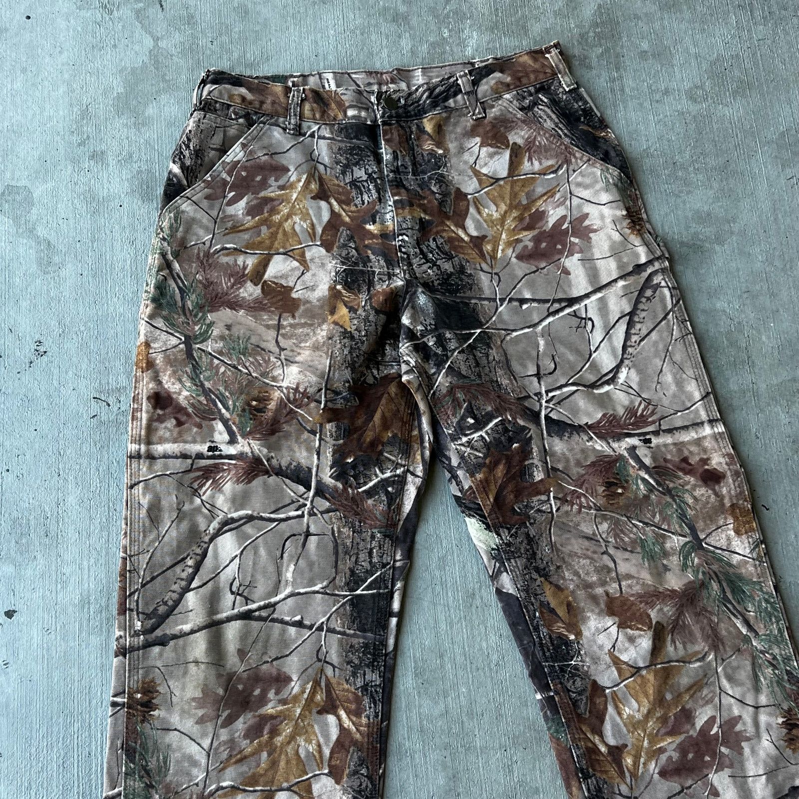 Carhartt × Vintage Carhartt Realtree camo work wear carpenter pants Size US 33 - 4 Thumbnail