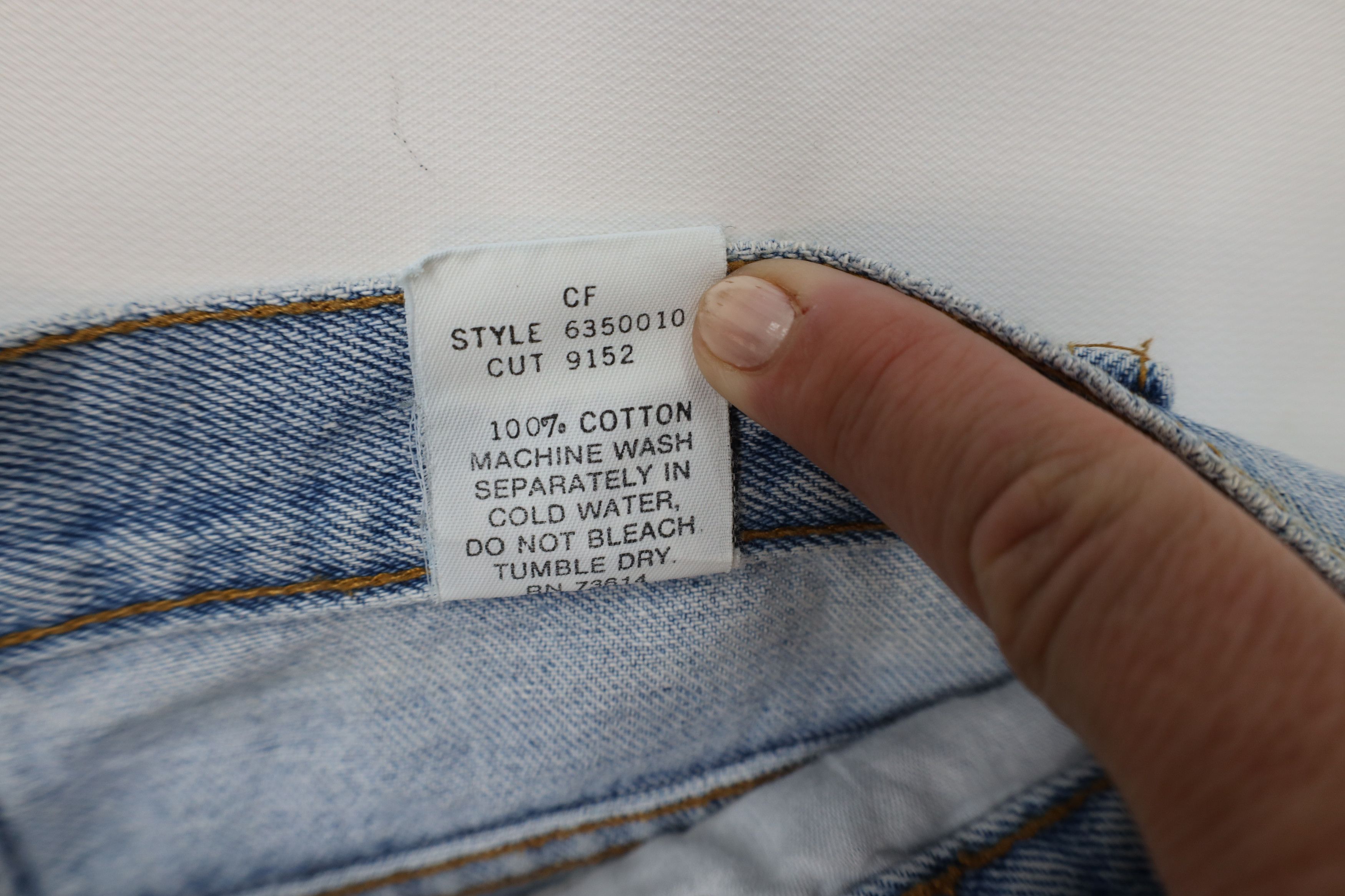 Vintage Vintage 90s Streetwear Cuffed Denim Jean Shorts Jorts USA Size 27" / US 4 / IT 40 - 9 Thumbnail
