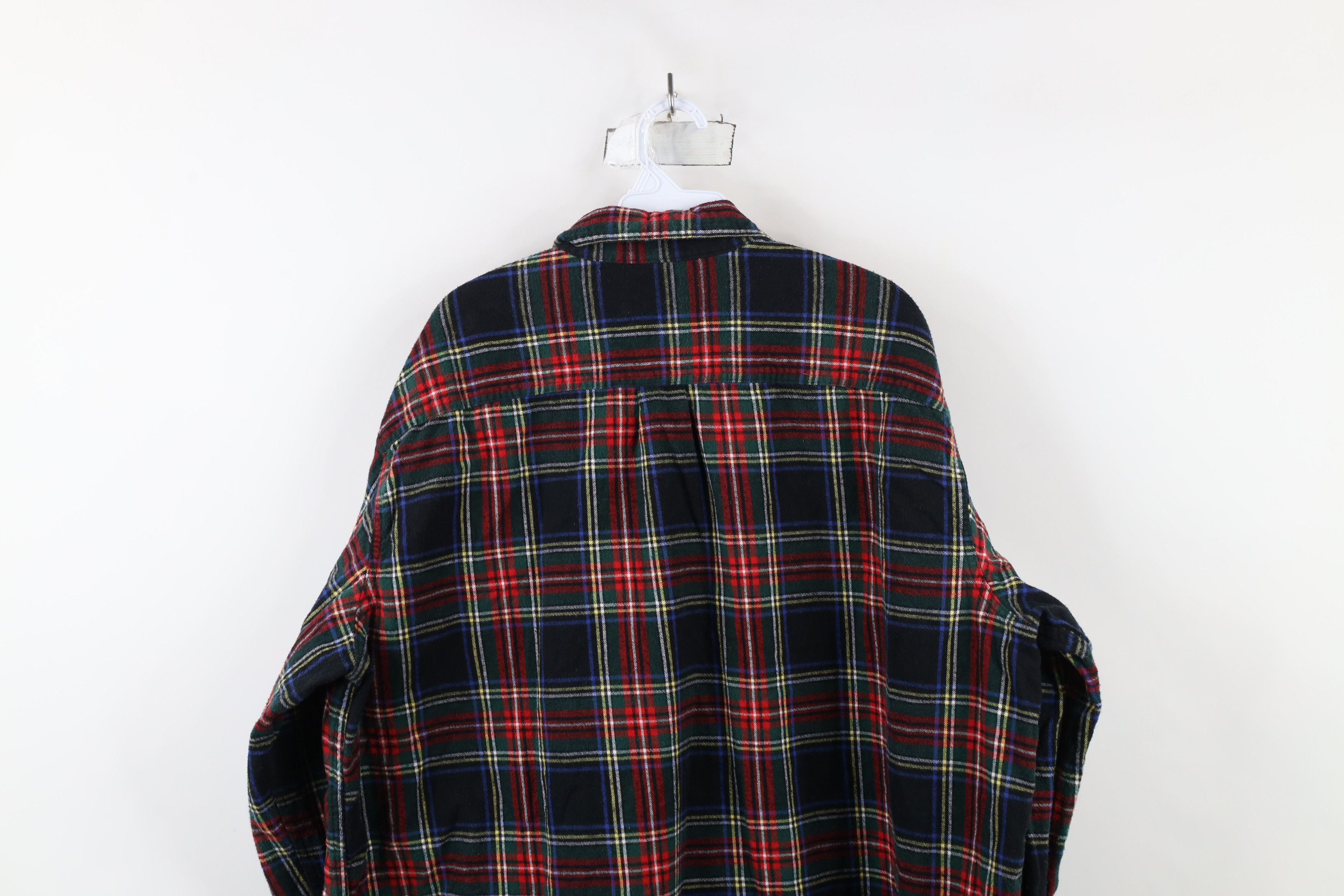 L.L. Bean × Vintage Vintage LL Bean Collared Button Down Shirt Plaid Cotton Size US XXL / EU 58 / 5 - 9 Thumbnail
