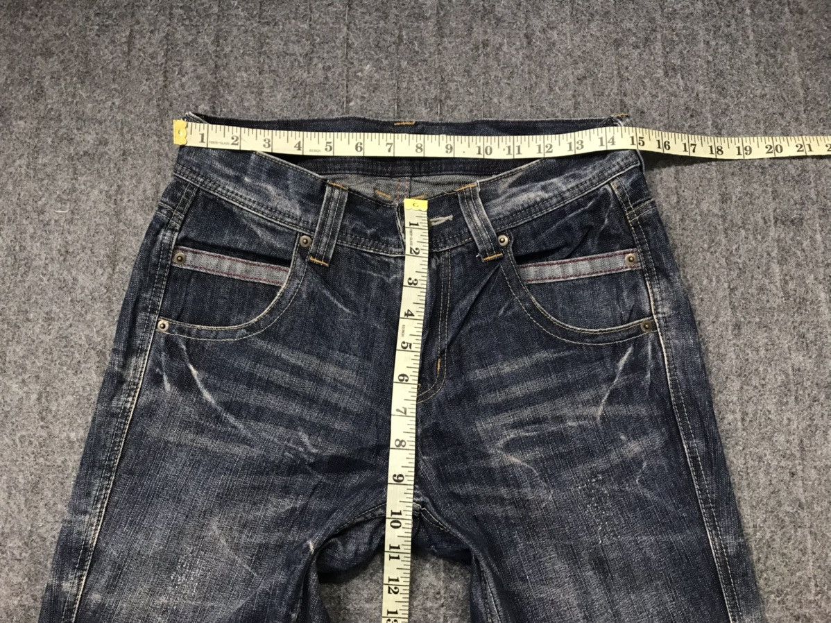 Japanese Brand Superubis By Valetta Whisker Indigo Denim Jeans Size US 30 / EU 46 - 9 Thumbnail