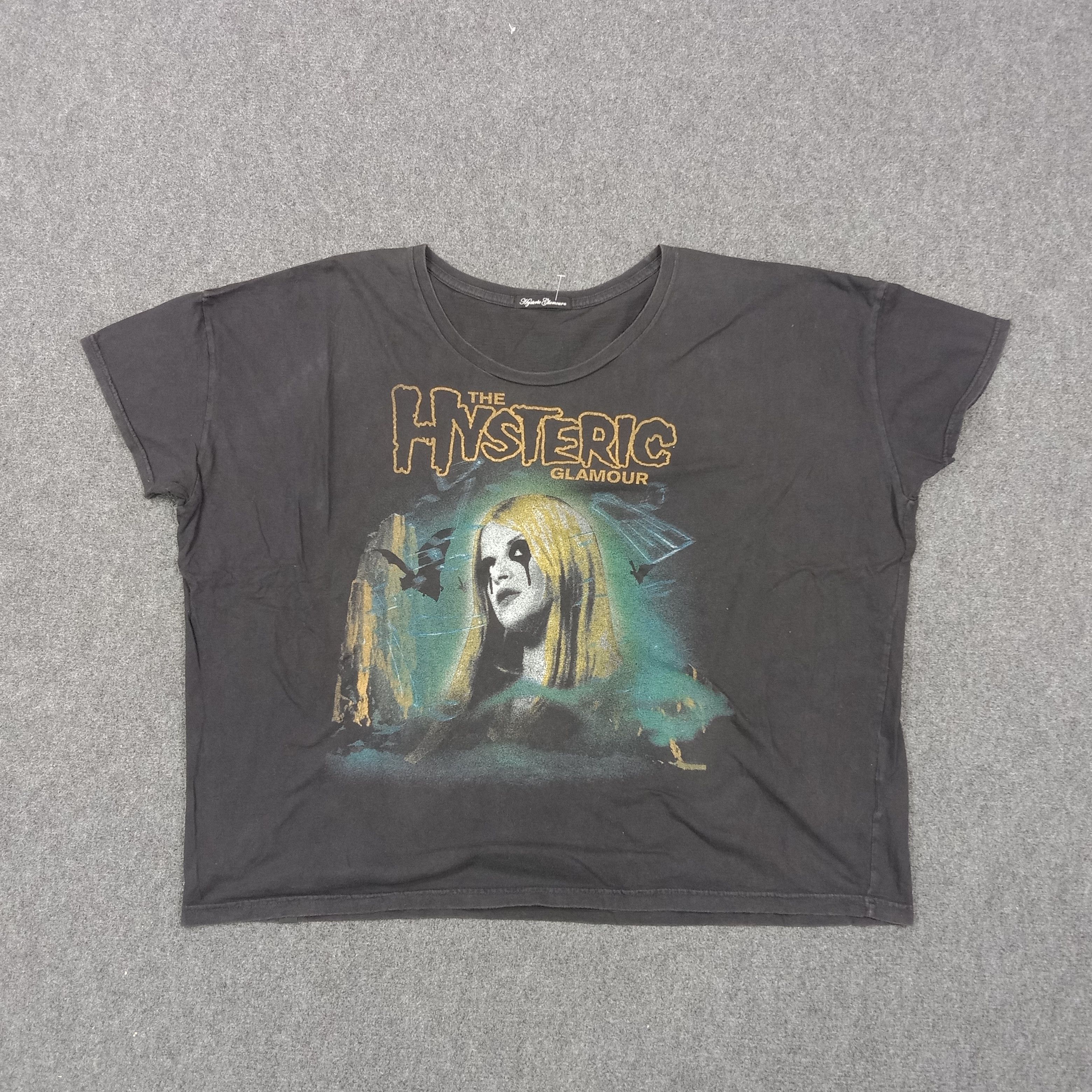 Hysteric Glamour Hysteric Glamour Japanese Gothic Cropped Boxy Shirt C276N1 Size XL / US 12-14 / IT 48-50 - 1 Thumbnail