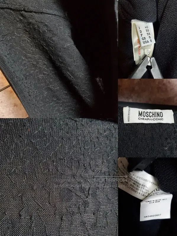 Moschino Moschino Elegant Black Sequin Embellished Dress . Size S / US 4 / IT 40 - 8 Thumbnail