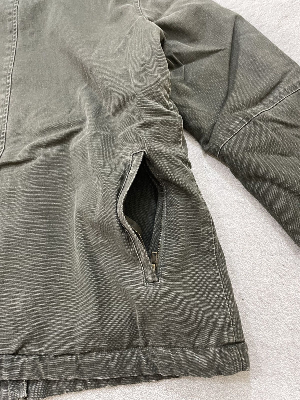 Japanese Brand Vintage Military Style Hooded Parka Olive Green Fleece Lined Size US L / EU 52-54 / 3 - 11 Thumbnail