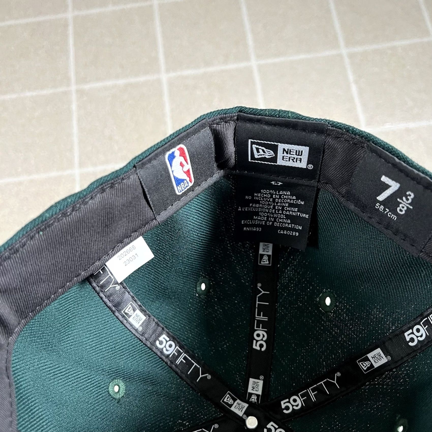 New Era New Era Celtics Jayson Tatum Green Hat Exclusive Fitted NBA Cap 7 3/8 Men Green Cap Size ONE SIZE - 8 Thumbnail