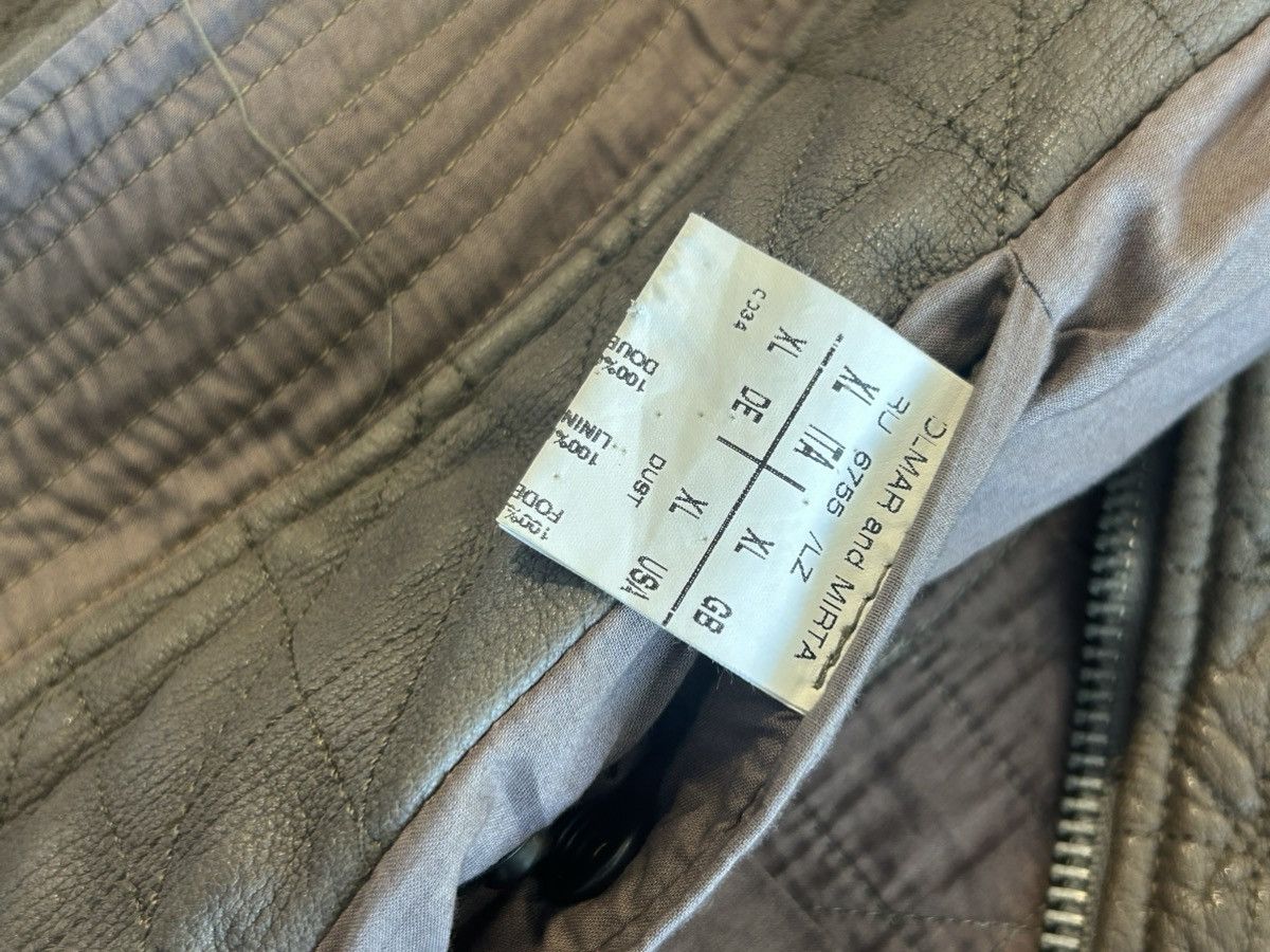 Rick Owens Rick Owens F/W 05 "MOOG" Heavy Lamb Leather Biker Jacket Size US XL / EU 56 / 4 - 14 Thumbnail