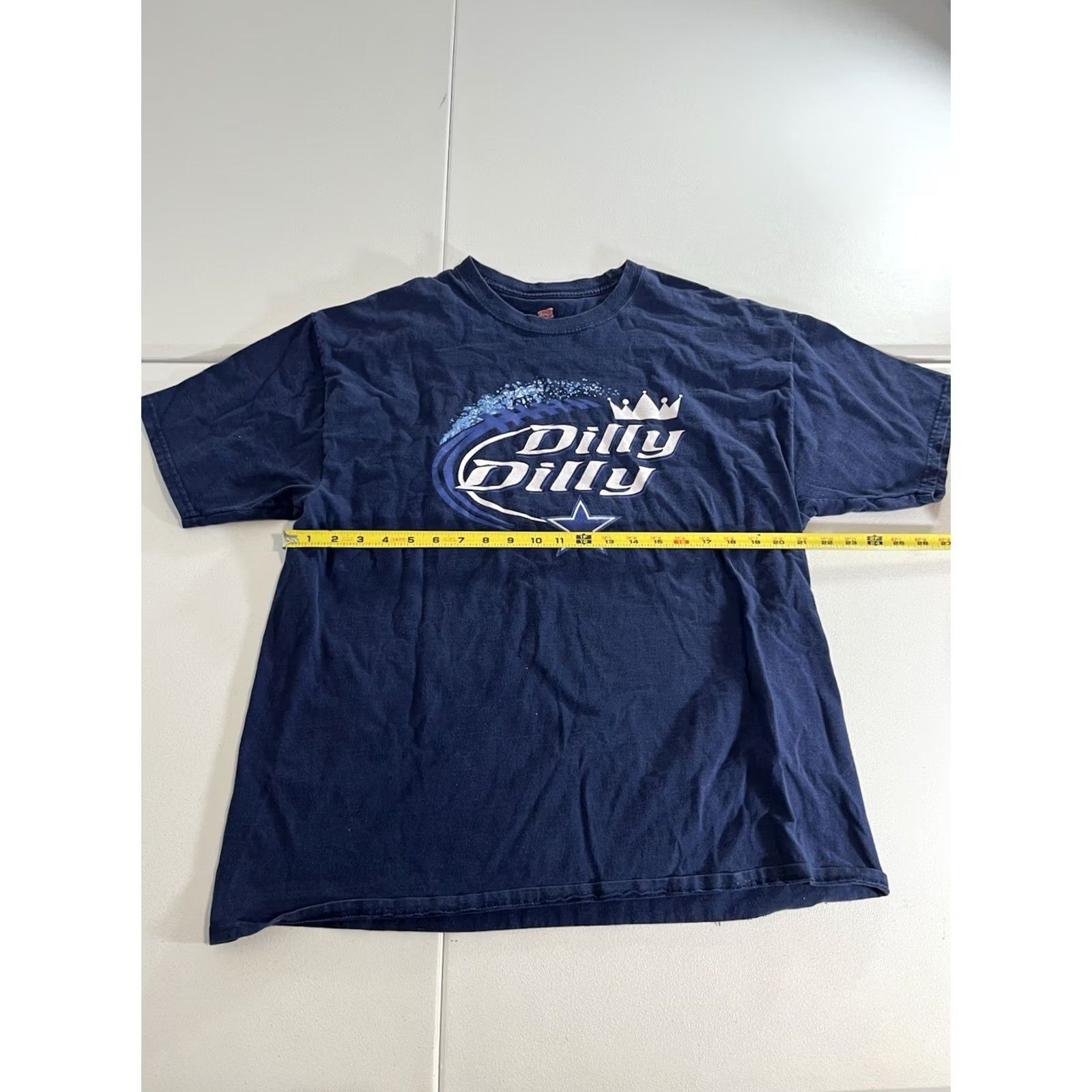 Hanes Bud Light Dilly Dilly Dallas Cowboys Hanes T-Shirt 2XL Mens Blue Cowboy Size US XXL / EU 58 / 5 - 4 Thumbnail