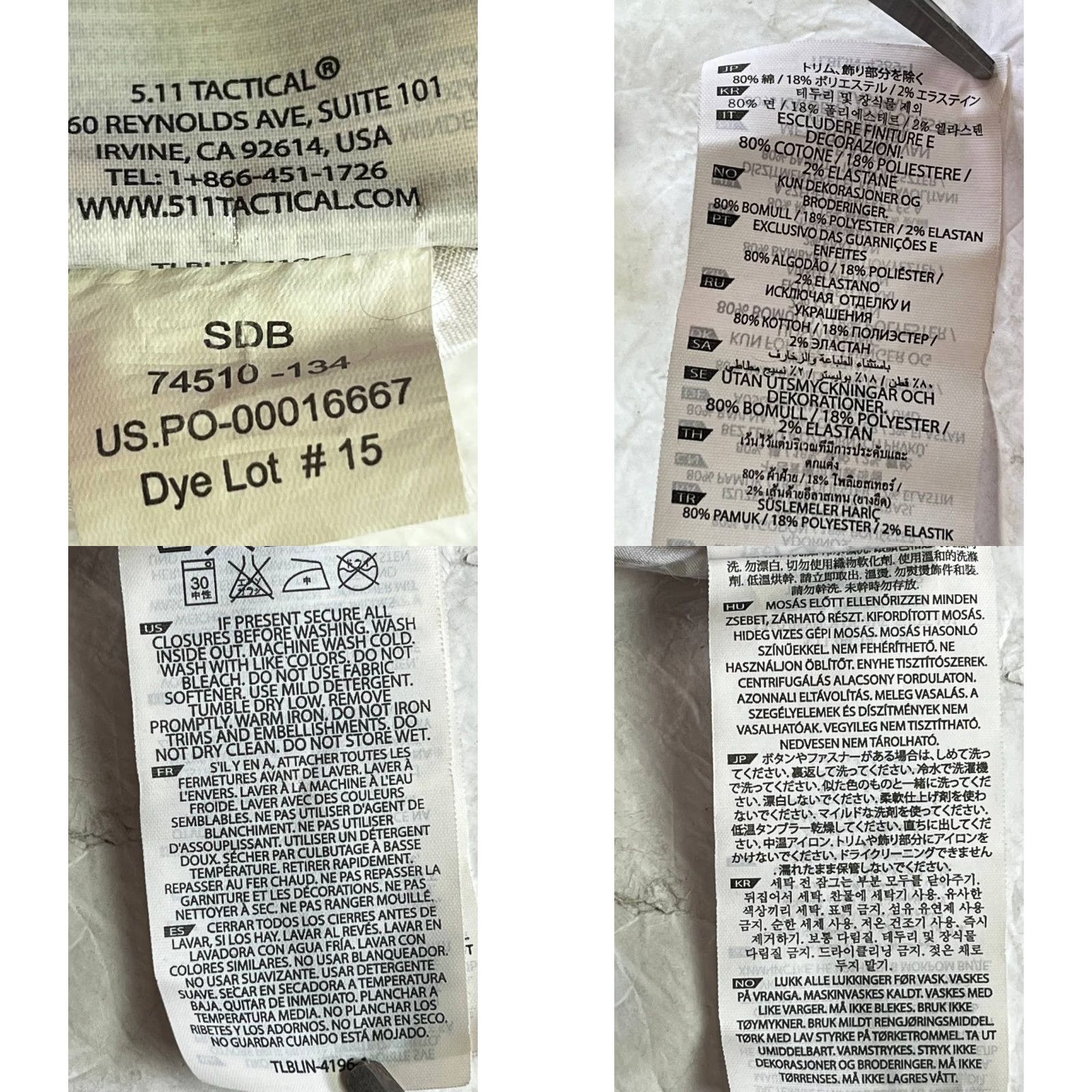 Vintage 5.11 Tactical Men's Pants Workwear 40X32 100% Cotton Brown Zipper Cargo Pockets Canvas Relaxed Straight Inseam 32 Regular Size 40 See Pics Size US 28 / EU 44 - 9 Thumbnail