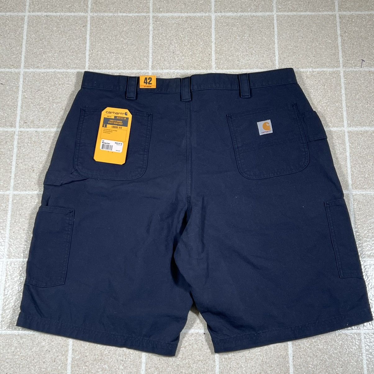 Carhartt Carhartt Men's Original Fit Cargo Shorts Size 42 Navy Blue Size US 42 / EU 58 - 2 Thumbnail