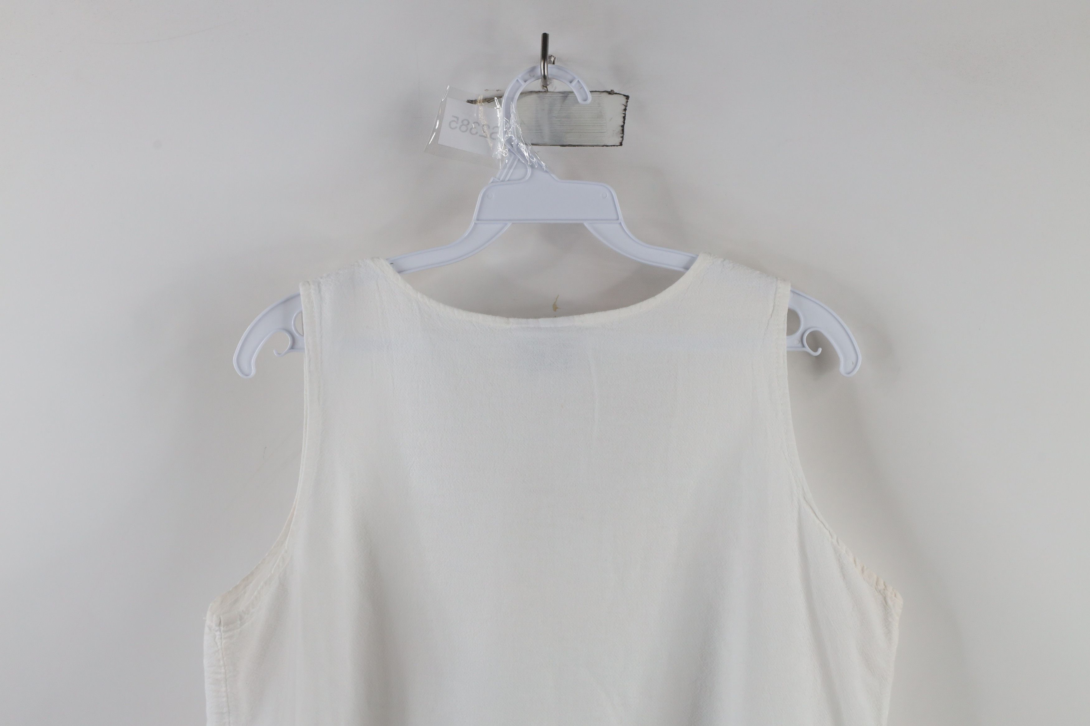 Vintage Vintage 90s Streetwear Gauzy Cotton Tank Top T-Shirt USA Size M / US 6-8 / IT 42-44 - 9 Thumbnail