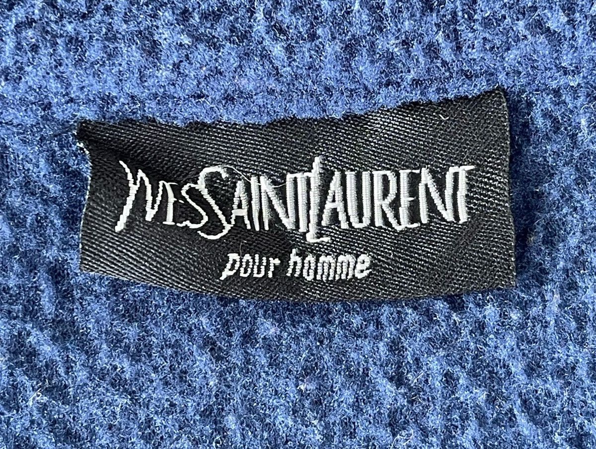 Designer × Vintage × Yves Saint Laurent Vintage Yves Saint Laurent pour homme Fleece Jacket Size US M / EU 48-50 / 2 - 11 Thumbnail