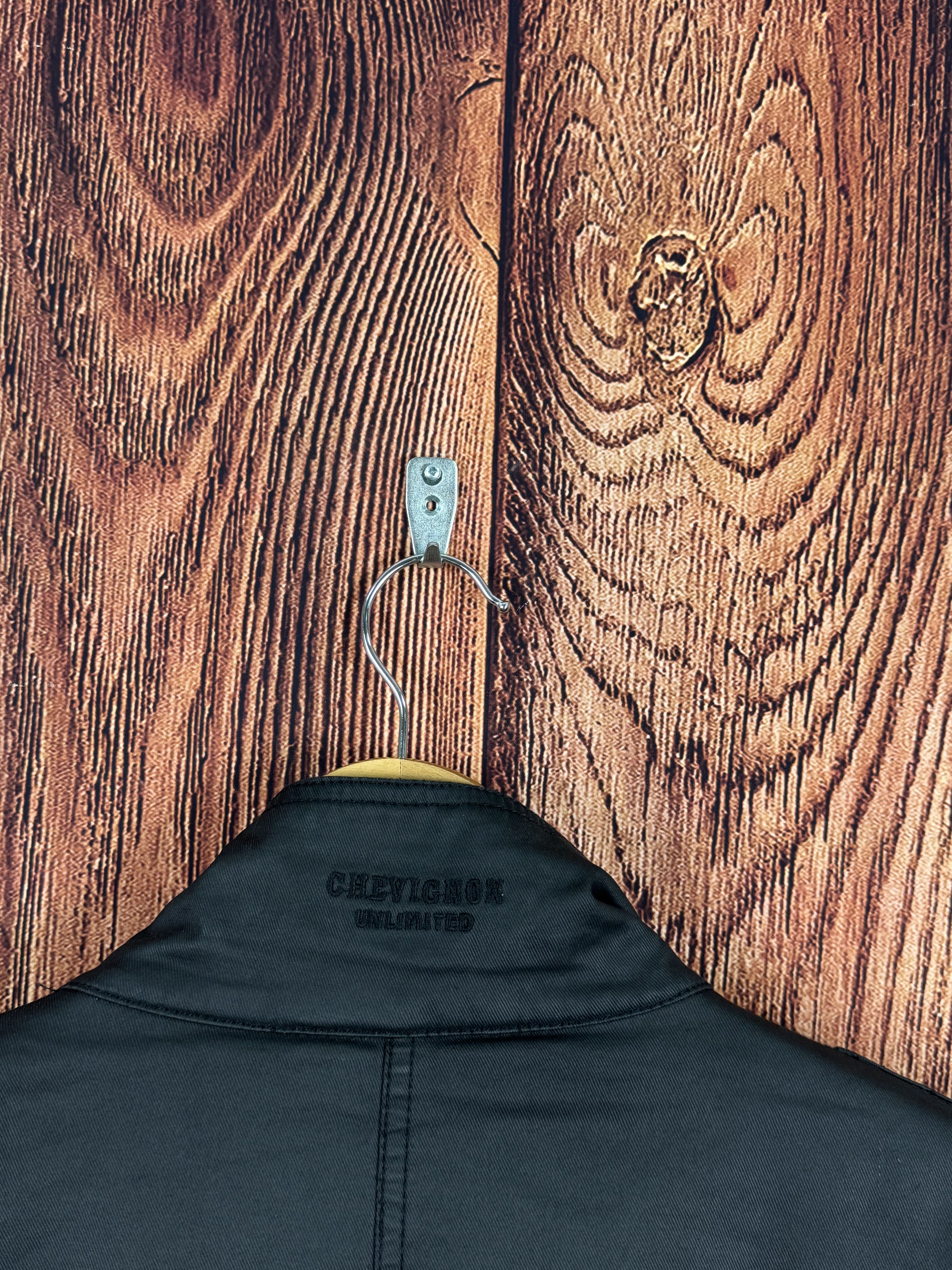 Chevignon CHEVIGNON Unlimited Double Breasted Black Coat Jacket Size US XXL / EU 58 / 5 - 6 Thumbnail
