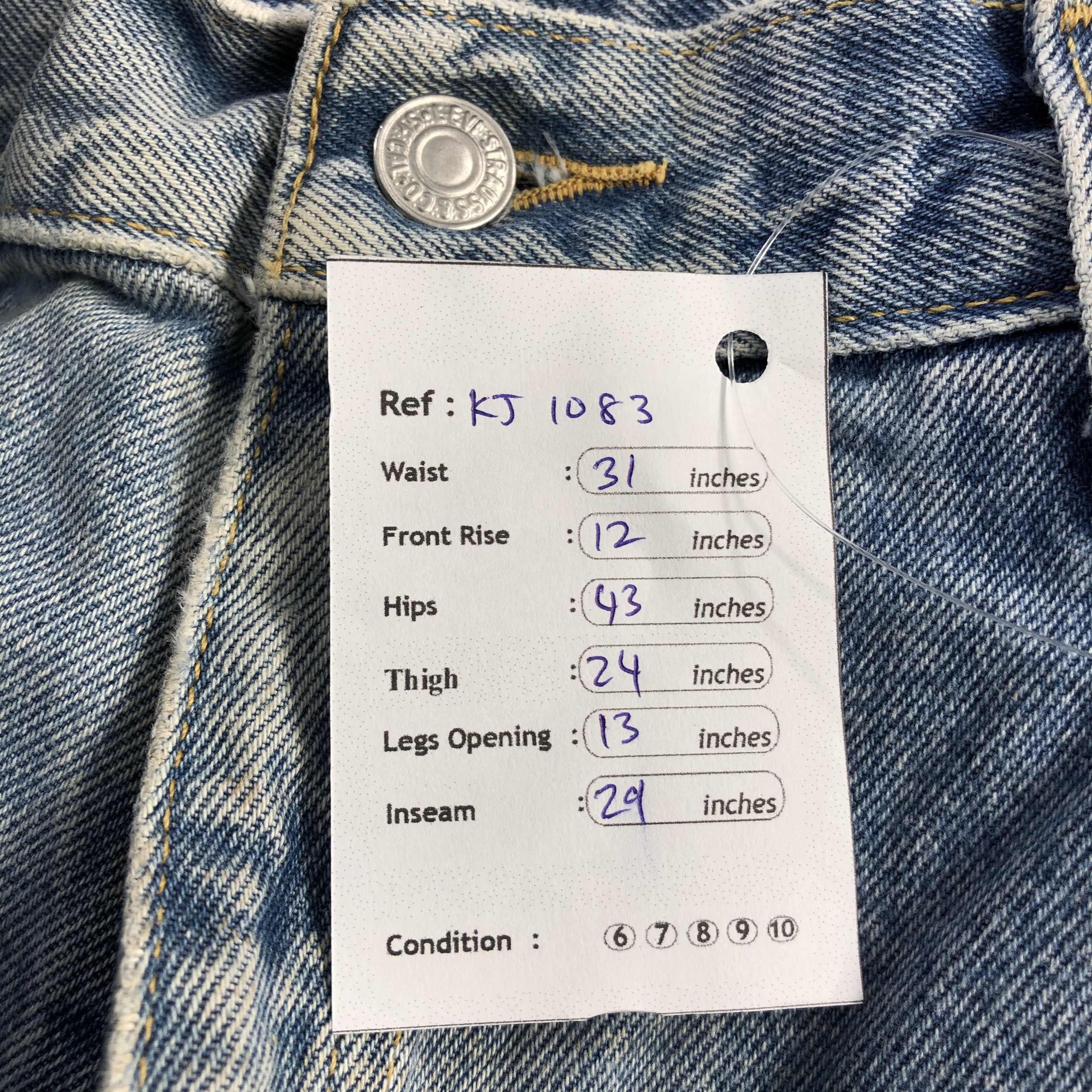 Levi's Vintage Levis 550 Jeans Relaxed Fit Denim KJ1083 Size US 31 - 12 Thumbnail