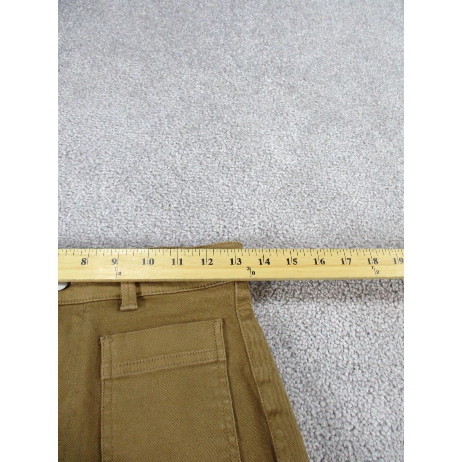 Everlane Everlane Skirt Womens 0 Tan Denim A-Line Short Brown Cotton Spandex Zipper 90s? Size 25" / US 0 / IT 36 - 5 Thumbnail