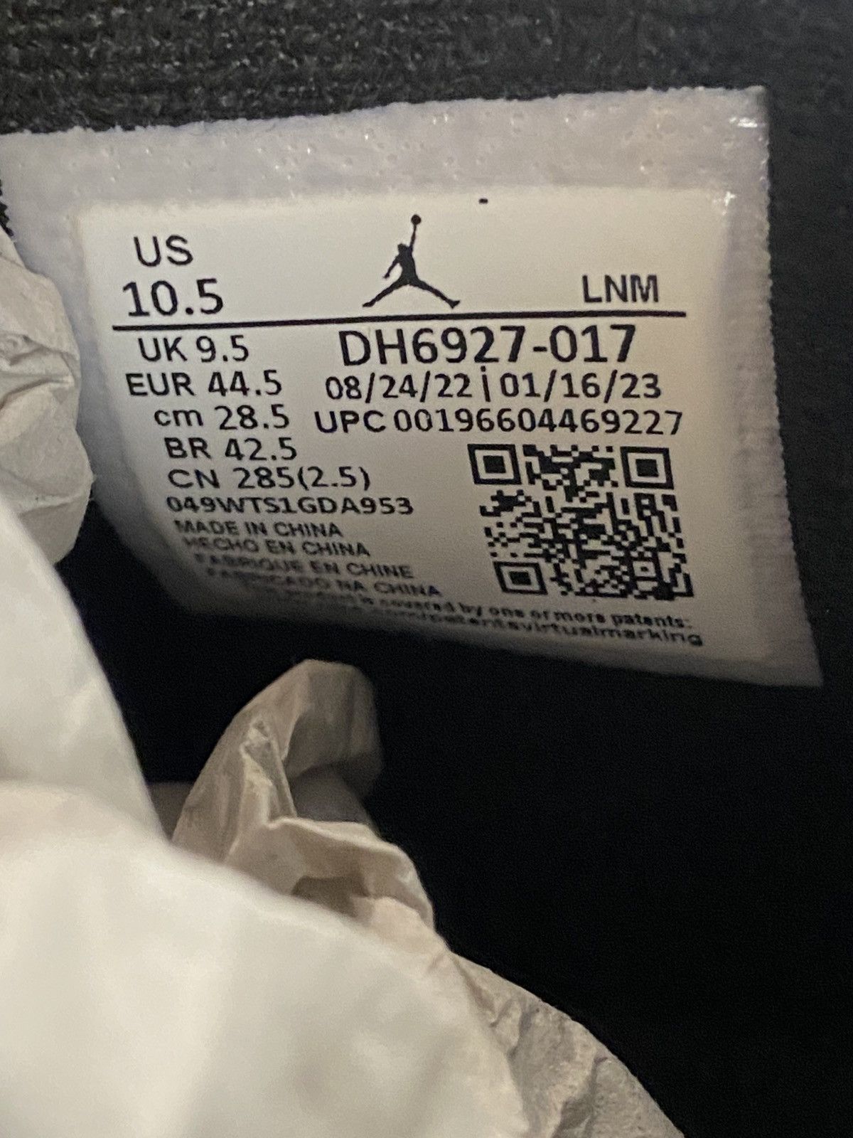 Jordan Brand New Jordan 4 Retro "Thunder" 2023 authentic size 10,5US Size US 10.5 / EU 43-44 - 14 Thumbnail